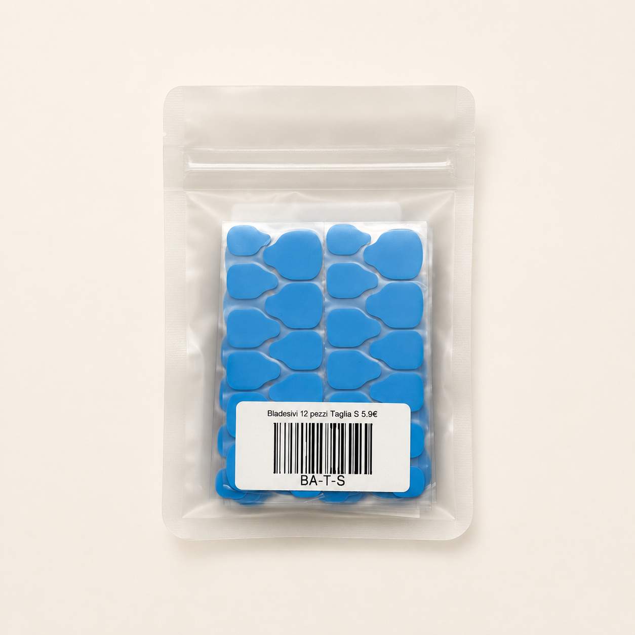 Biadesivi per Press-on Nails – Taglia S-XS (12 Fogli)